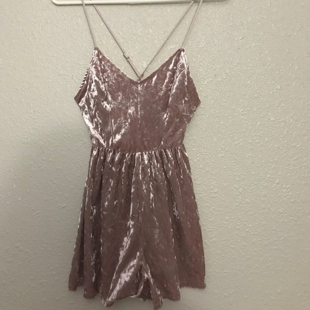 Crushed Velvet Romper